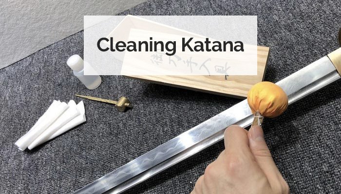 cleaning your katana sword