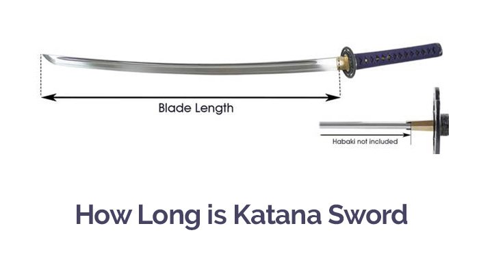 How long is Katana sword [Blade and Tsuka Length]